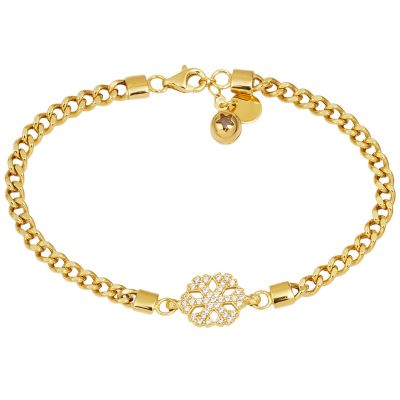 Kartanesi Model Gold Curb Bracelet