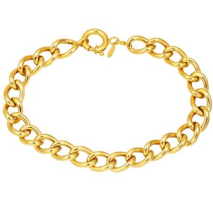 Gourmette Chaine sans Pierre Model Or Bracelet