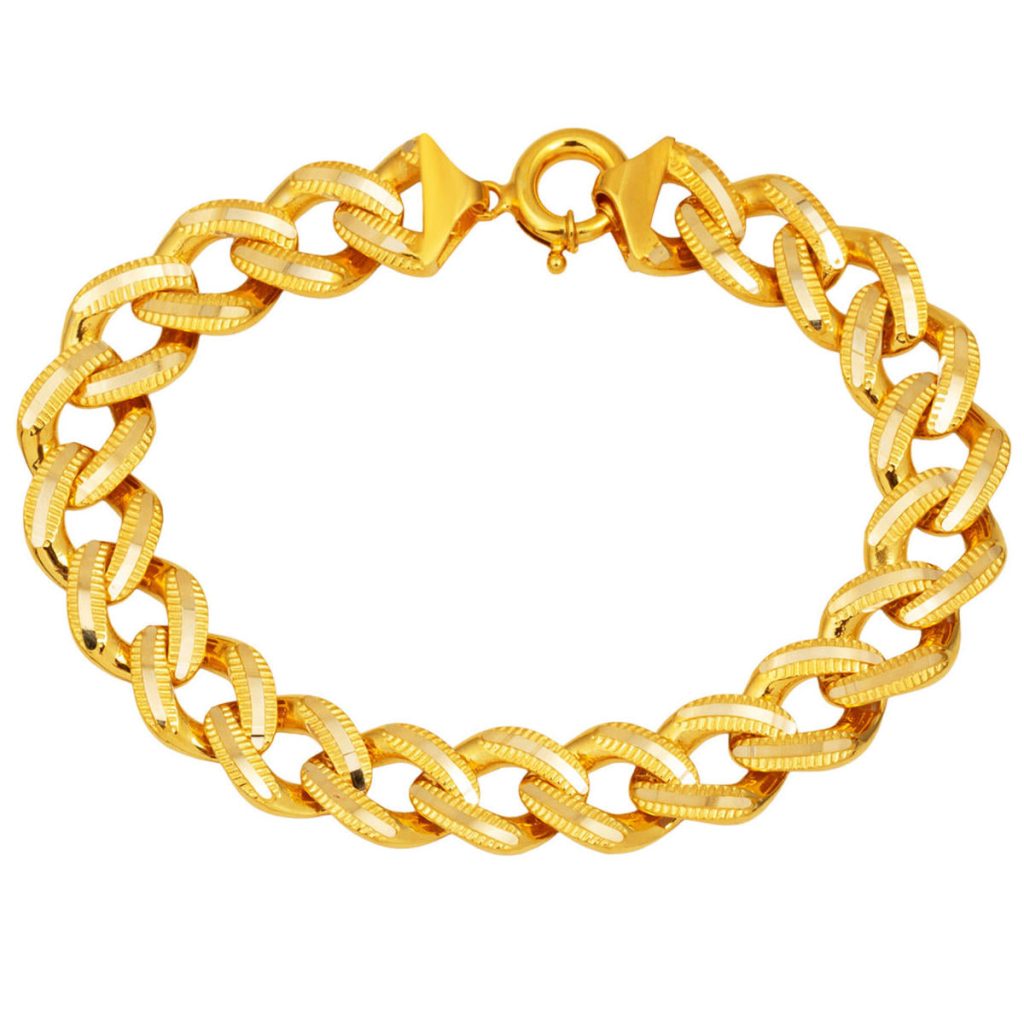 Ajda Kalemli Épais Gourmette Or Bracelet