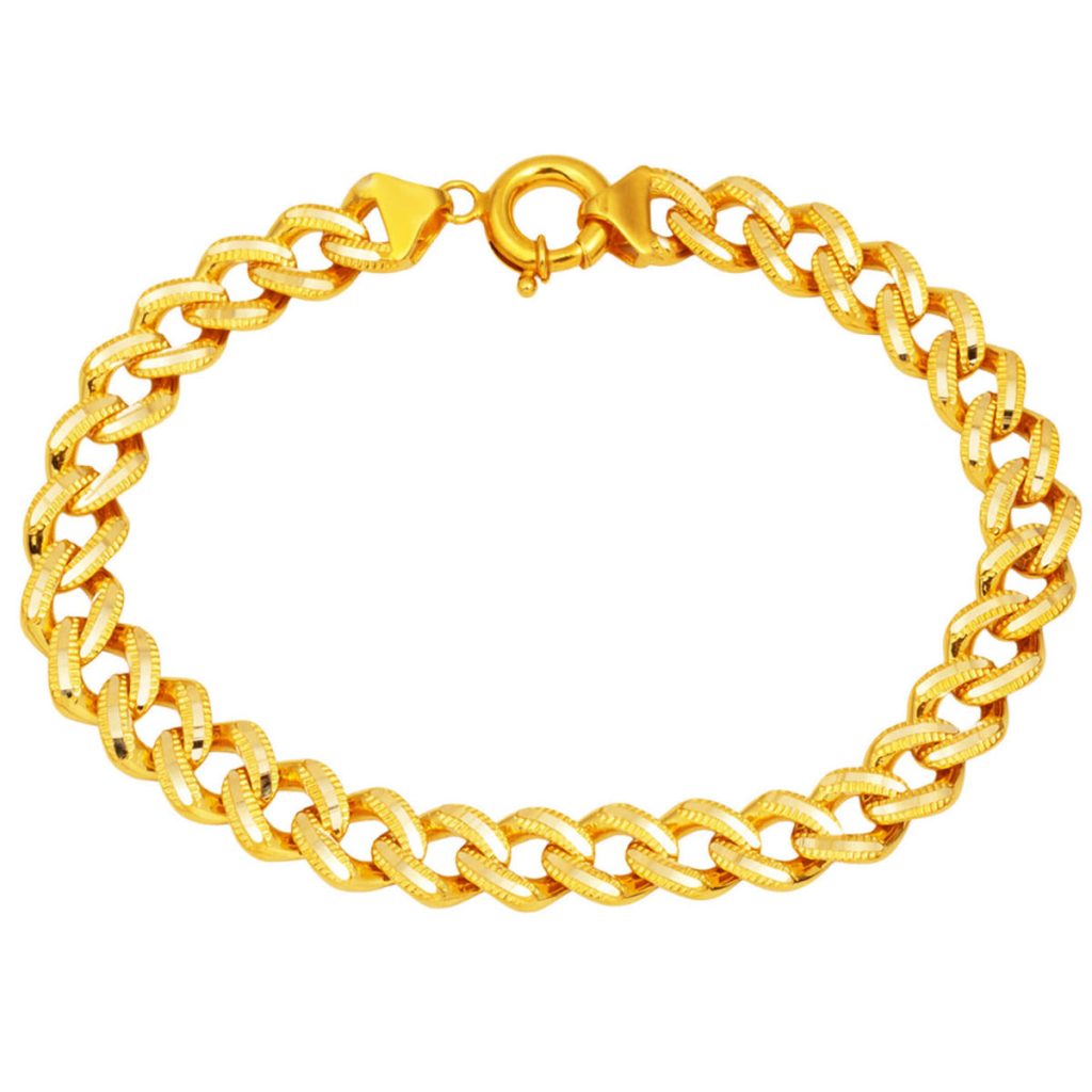 Ajda Model Spor Gold Curb Bracelet