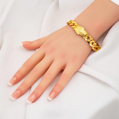 Zebraç Model 14K Gold Curb Bracelet Orta Kalınlık - 14K - 19.6g - EZ Gold