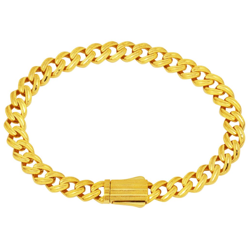 Ajda Model Curb Bracelet 14 Karat