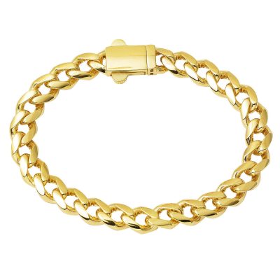 14 Carats Classique Gourmette Or Bracelet