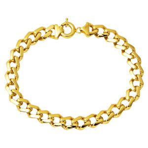14 Karat Curb Gold Bracelet