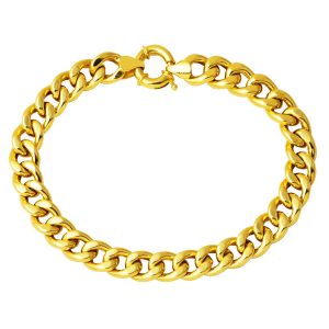 Gourmette 14 Carats Or Bracelet