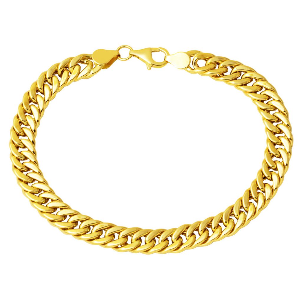 14 Karat Curb Gold Bracelet
