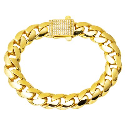 14 Carats Or Gourmette Bracelet