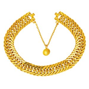 14 Karat Gold Curb Bracelet