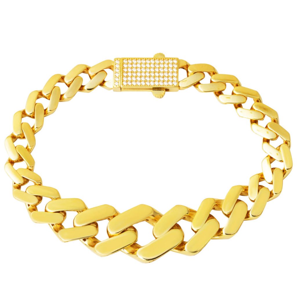 Süzme Gourmette Chaine Or Bracelet
