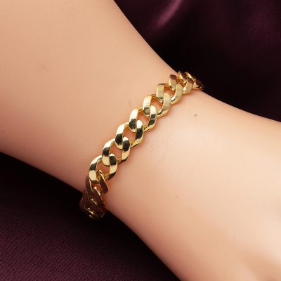 Gurmet Zincir Taşsız Altın Bileklik - 14K - 11g - EZ Gold