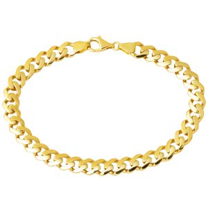 Gourmette Chaine sans Pierre Or Bracelet