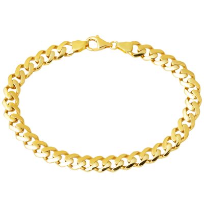 Gourmette Chaine sans Pierre Or Bracelet