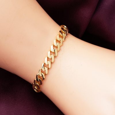 Gurmet Zincir Taşsız Altın Bileklik - 14K - 8.3g - EZ Gold