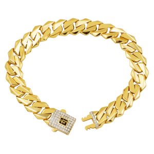 14 Karat Italian Curb Gold Bracelet