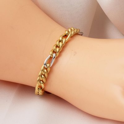 14 Ayar Altın Gurmet Zincir Bileklik - 14K - 10.45g - EZ Gold