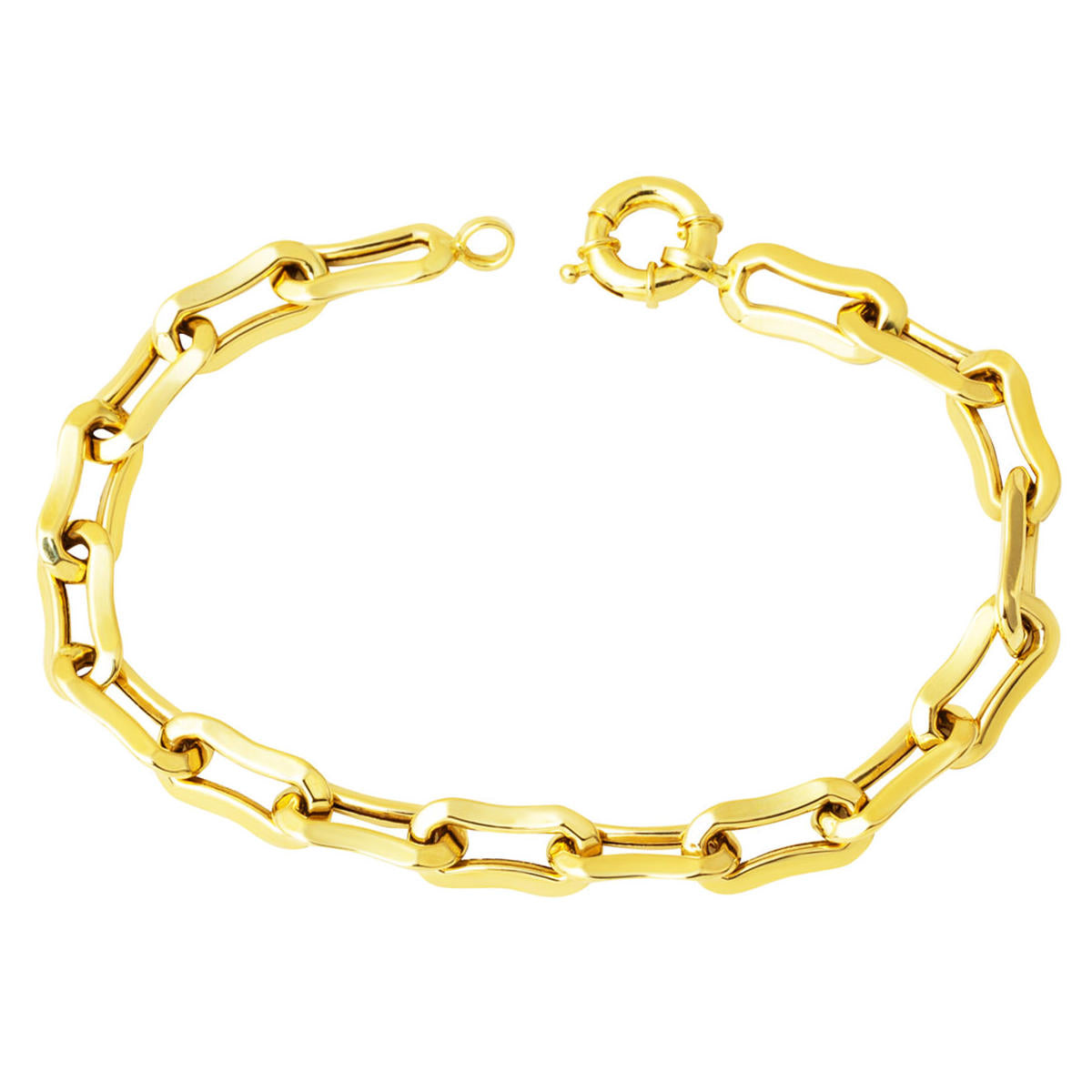 14 Karat Gold Chain Bracelet
