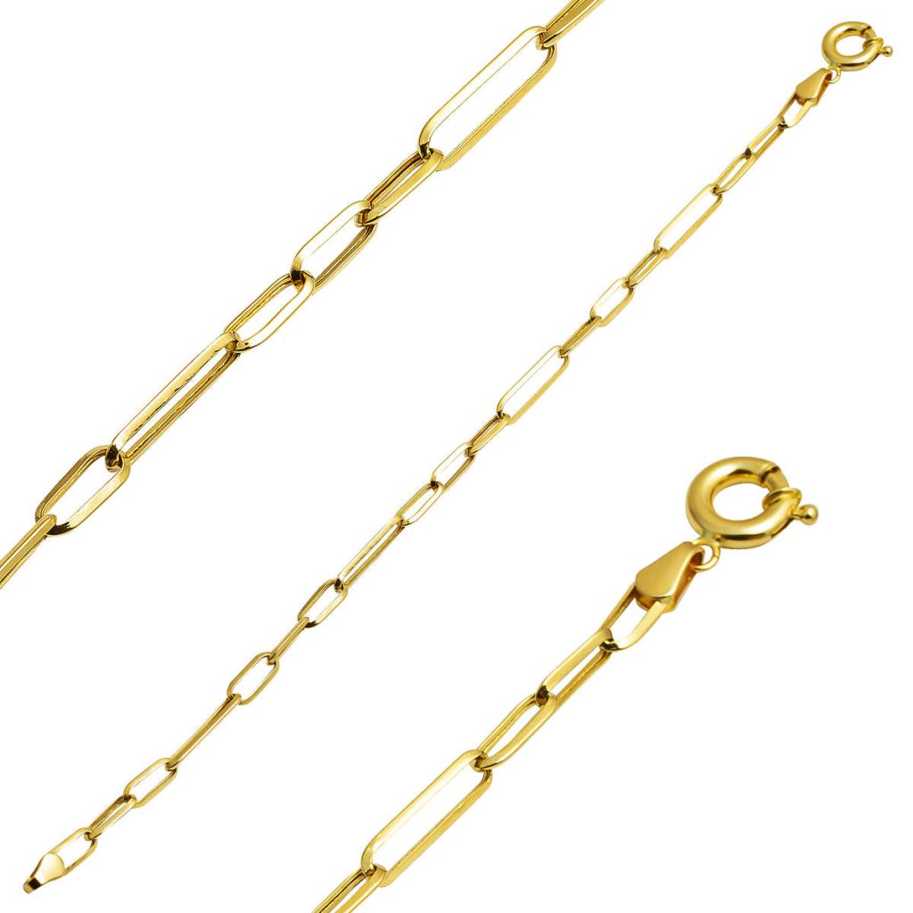 Trombone Creole Or Chaine Bracelet
