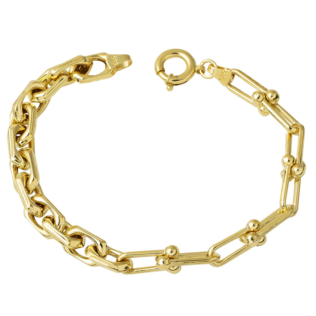 Tiffany Hoop Chain Gold Bracelet