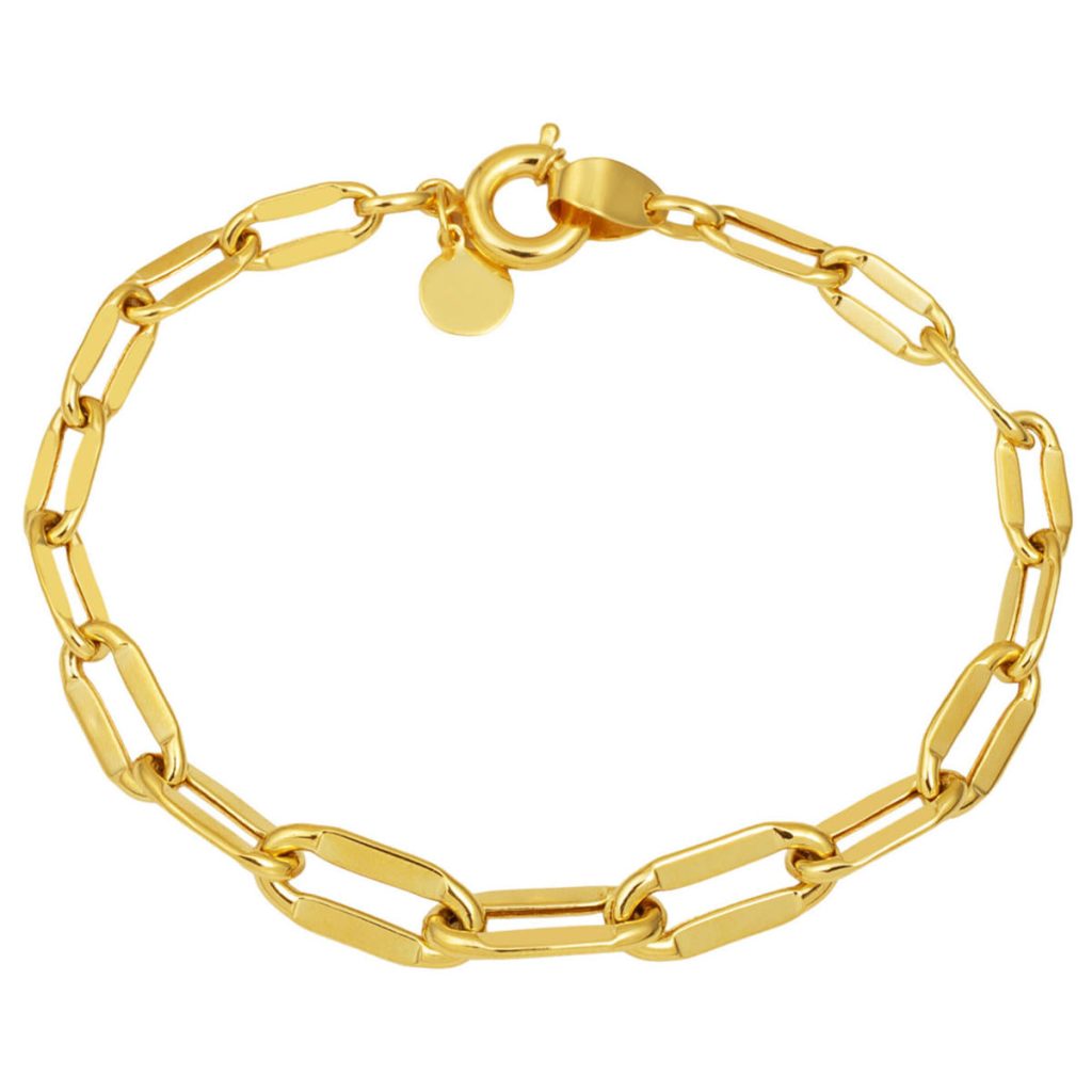 Süzme Trombone a Chaine Or Bracelet
