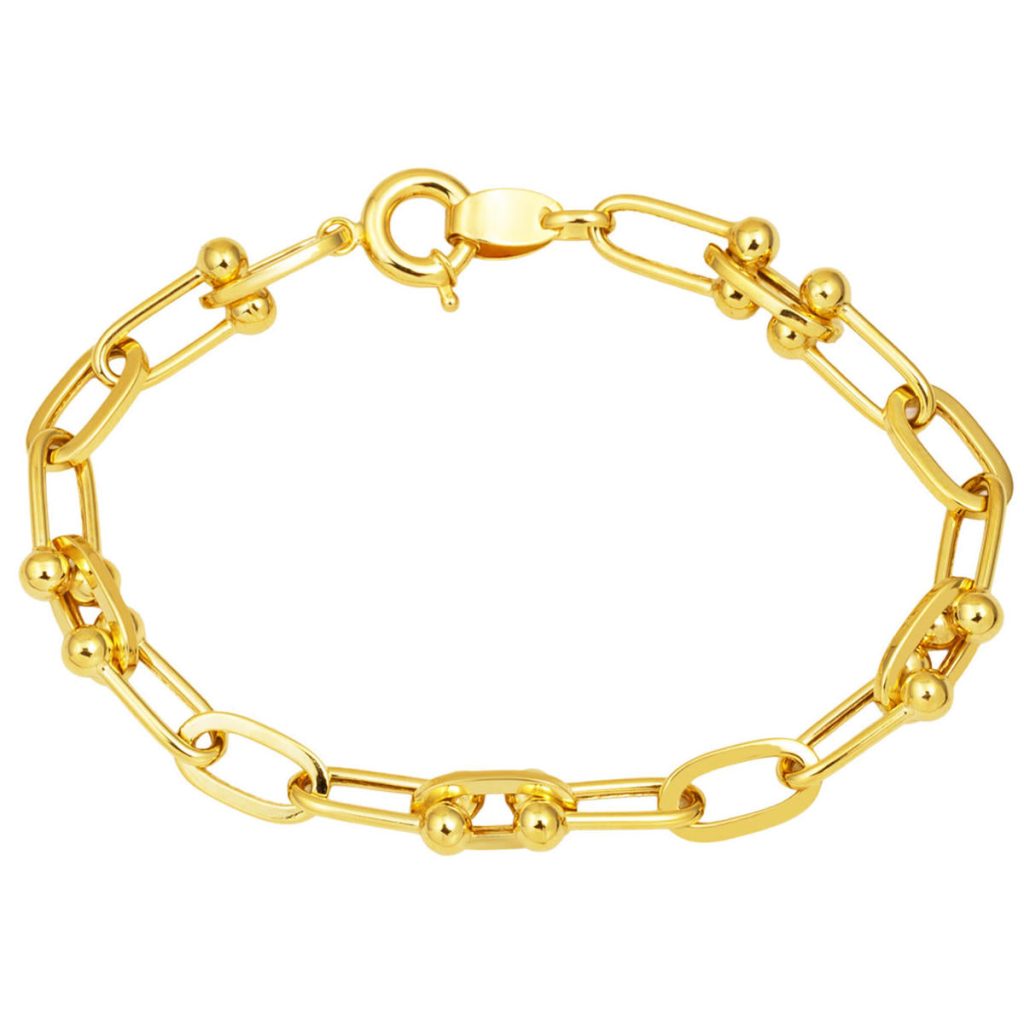 Tiffany Design Gold Plain Bracelet