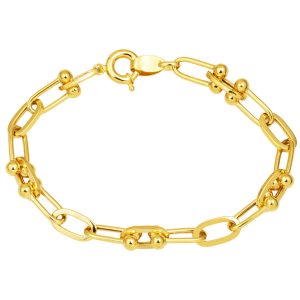Tiffany Design Gold Plain Bracelet