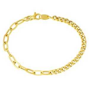 14 Carats Or Tiffany Chaine Bracelet