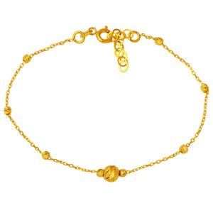Ball Spor 22 Karat Yellow Gold Bracelet