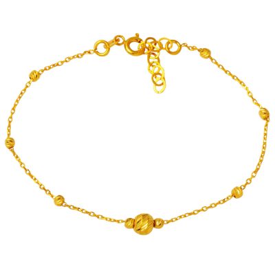 Ball Spor 22 Karat Yellow Gold Bracelet