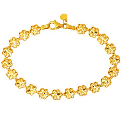 Papatya Model 22K Yellow Gold Bracelet