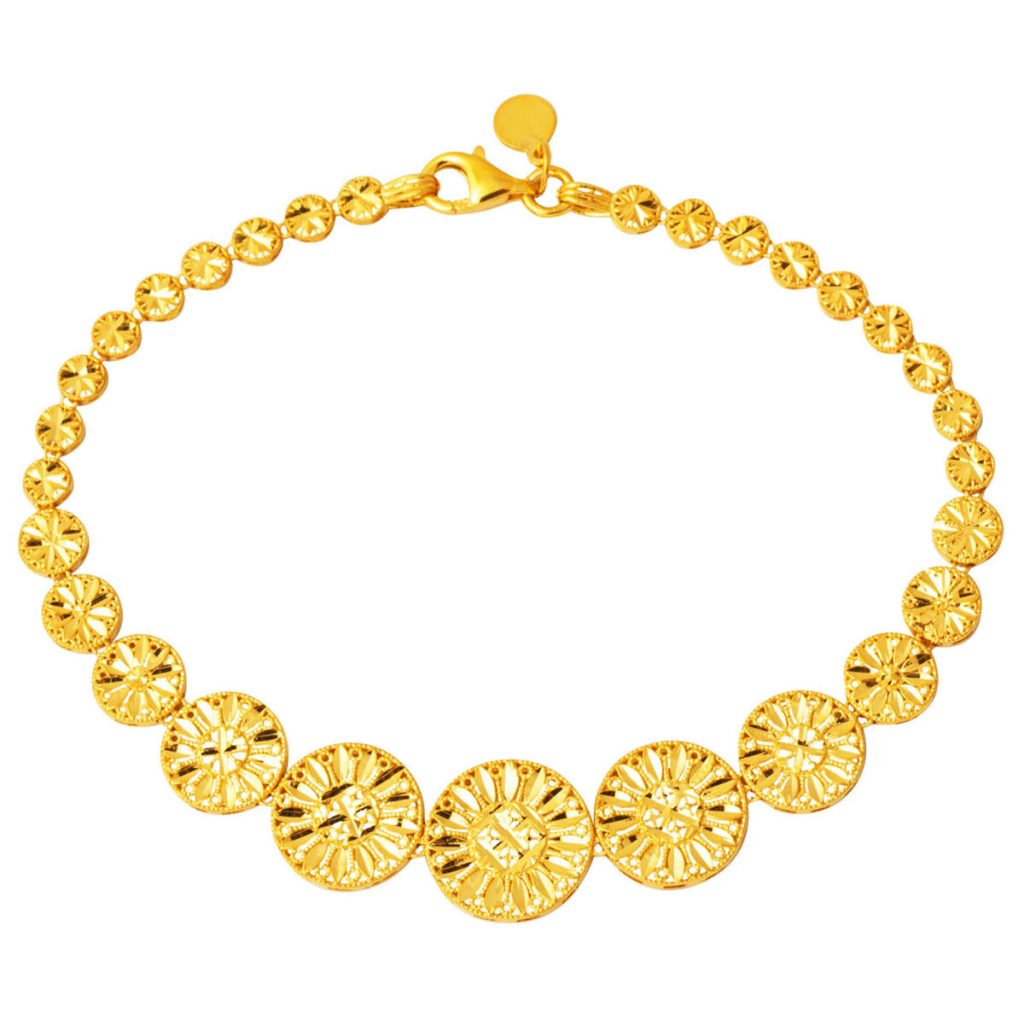 Hitit 22 Carats Fleur de Vie Or Bracelet