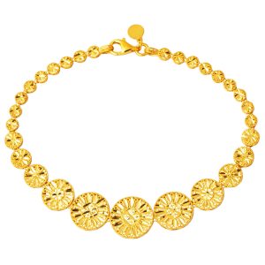Hitit 22 Carats Fleur de Vie Or Bracelet