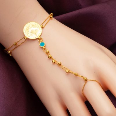 22K Half Reşatlı Şahmeran Bracelet - 22K - 6.84g - EZ Gold