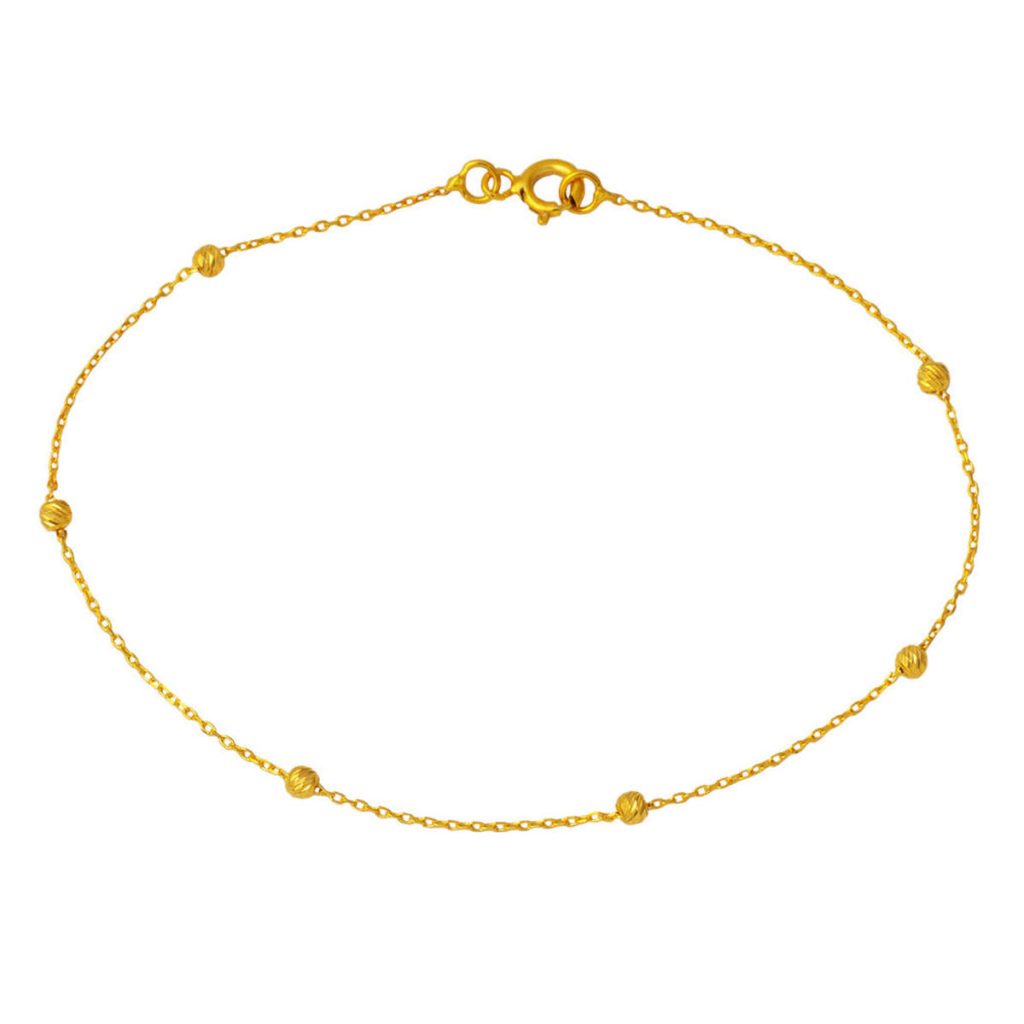 Boules 22 Carats Spor Or Bracelet