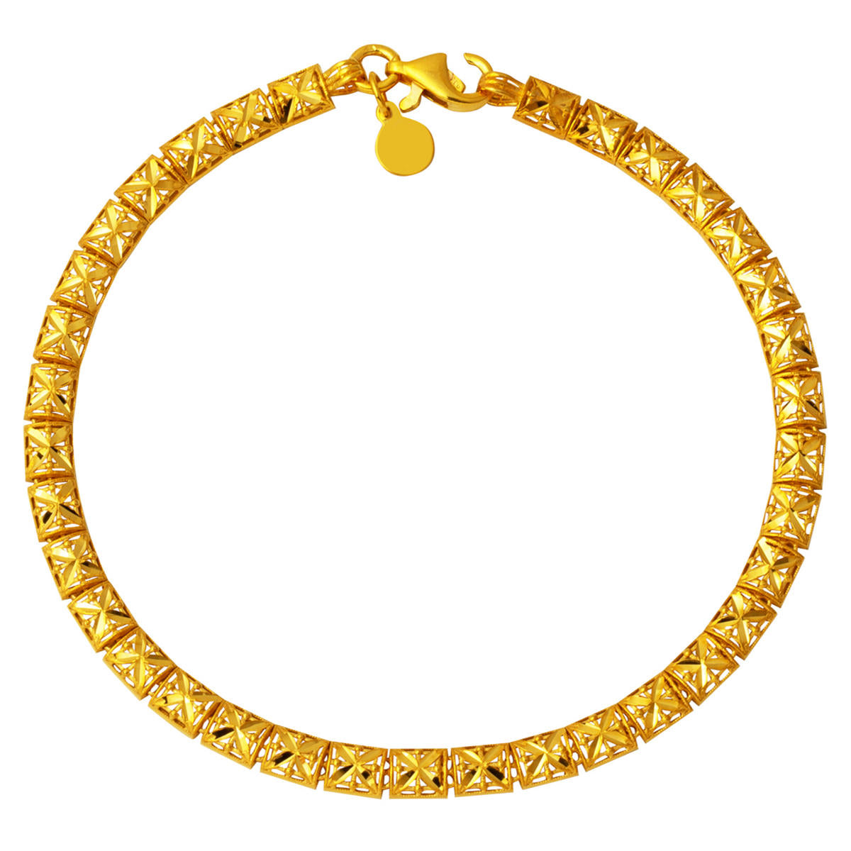 22 Karat Gold Tree of Life Bracelet