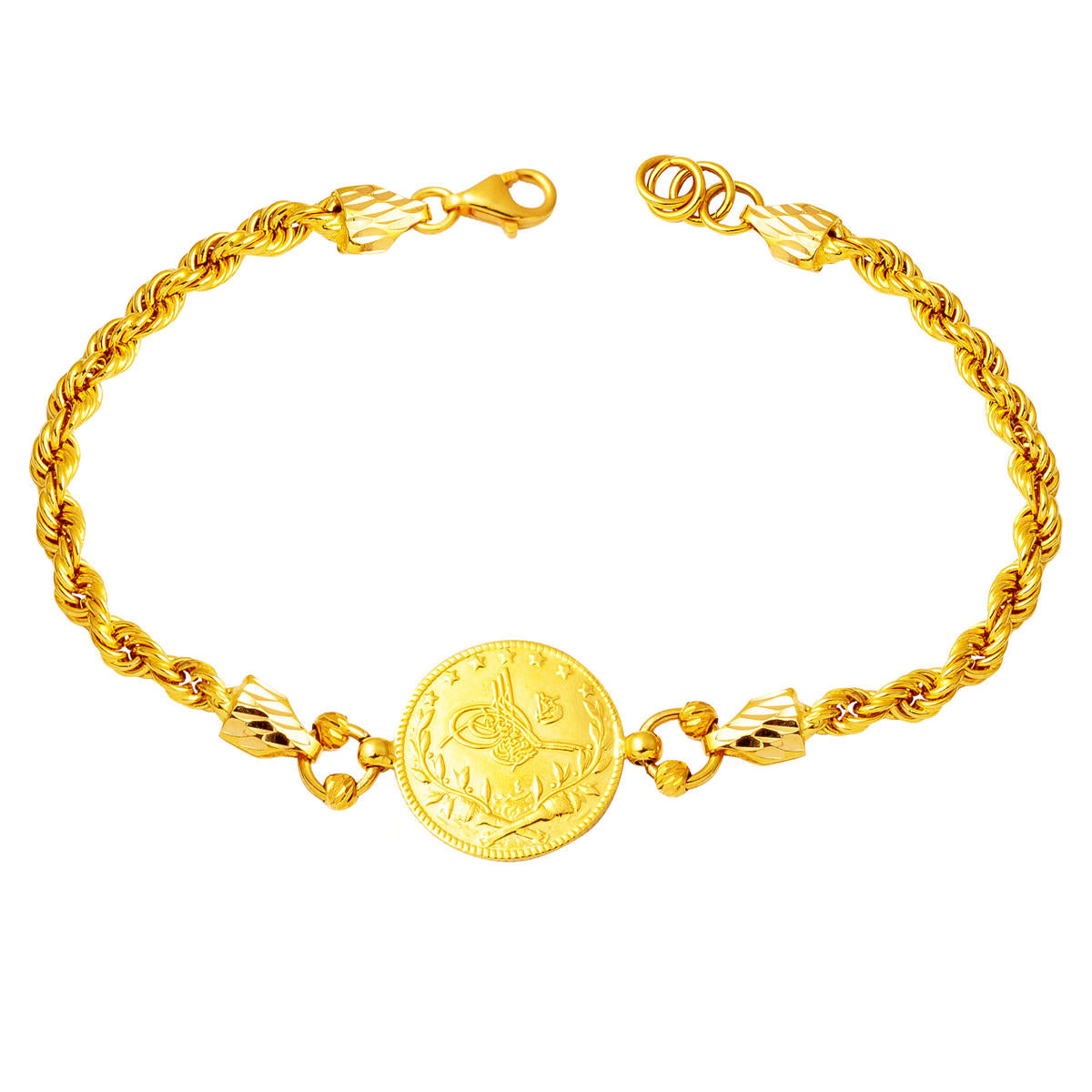 Resat Half Gold 22 Karat Bracelet
