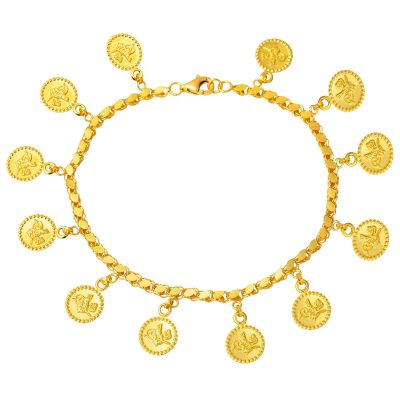 with Monogram 22K Gold Pandora Bracelet