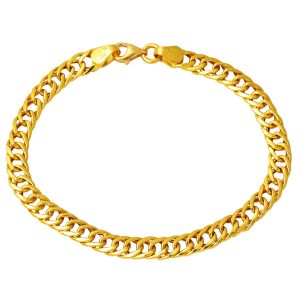 Gourmette 22 Carats Or Bracelet