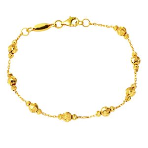 Nohut Beaded 22 Karat Gold Bracelet