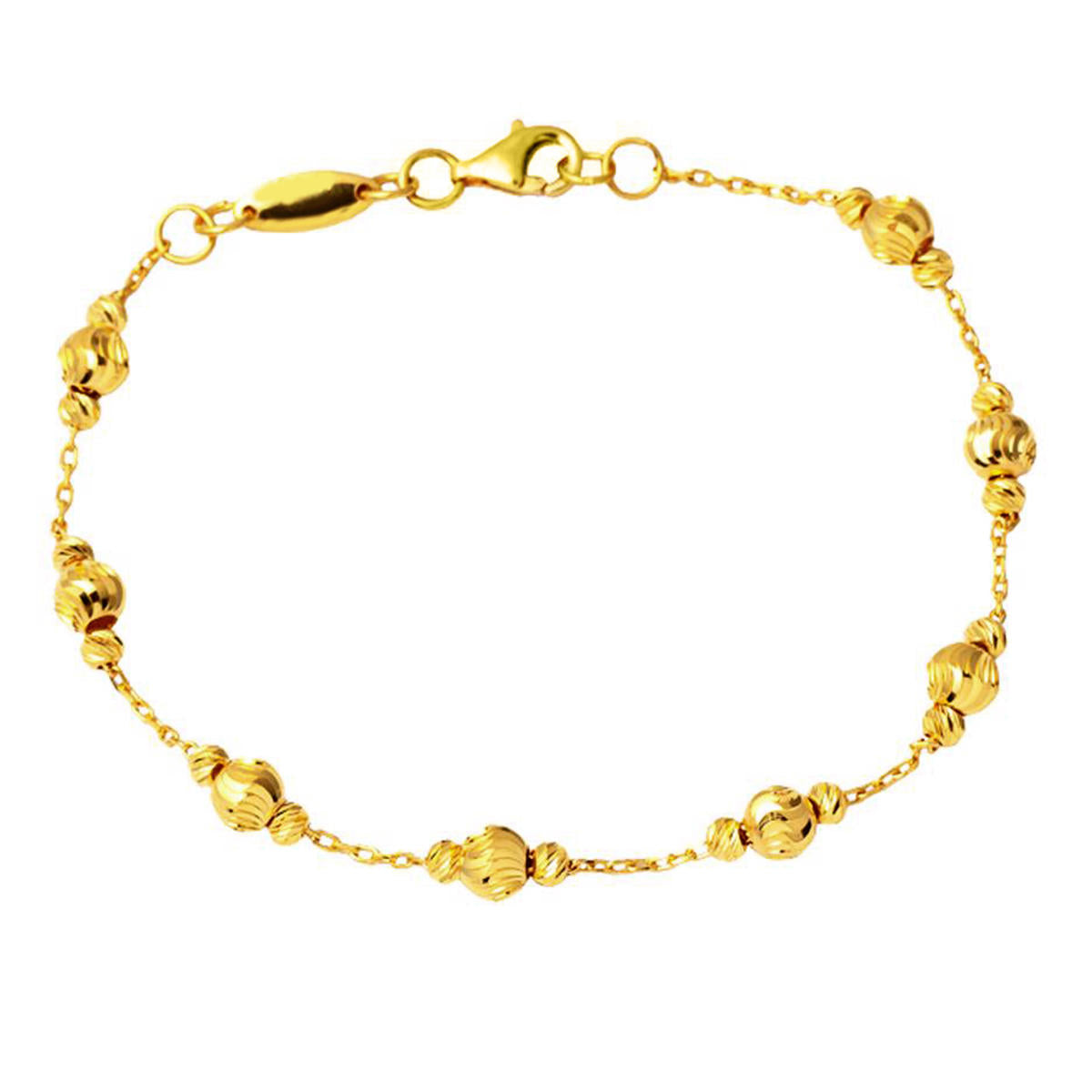 Nohut Beaded 22 Karat Gold Bracelet