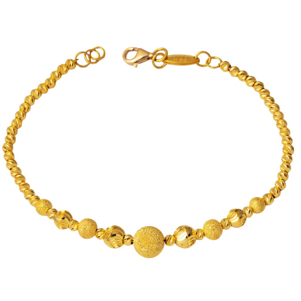 Boules Boules 22 Carats Or Bracelet