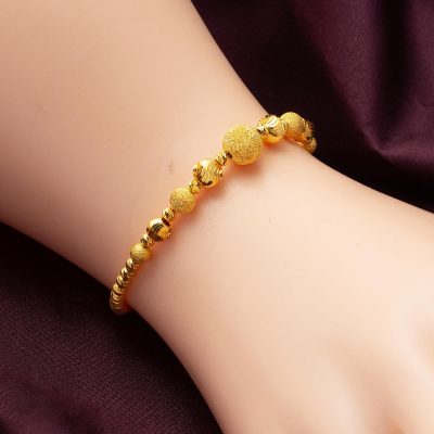 Doric Beaded 22K Gold Bracelet - 22K - 8.5g - EZ Gold