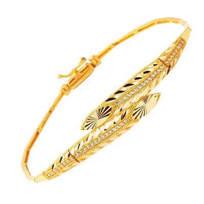 River 22K Gold Bracelet