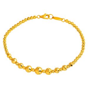 Nohut Beaded 22 Karat Gold Bracelet
