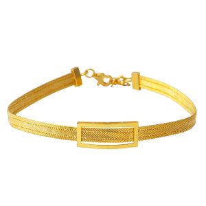 Classique Toka Trabzon Tresse 22 Carats Or Bracelet