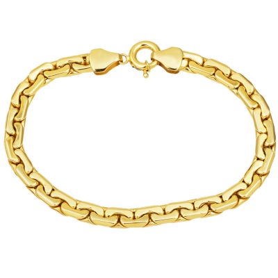 14K Gold Plain Bangle Bracelet