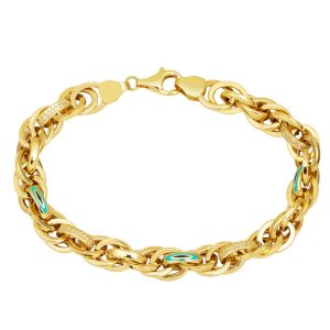 Gözlü Hallow 14 Carats Spor Or Bracelet
