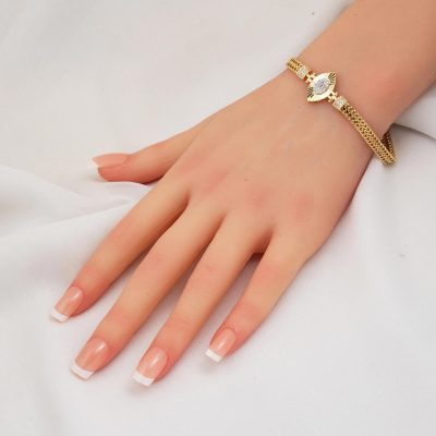 Markiz 14K Gold Güverse Zincirli Bracelet - 14K - 8.42g - EZ Gold
