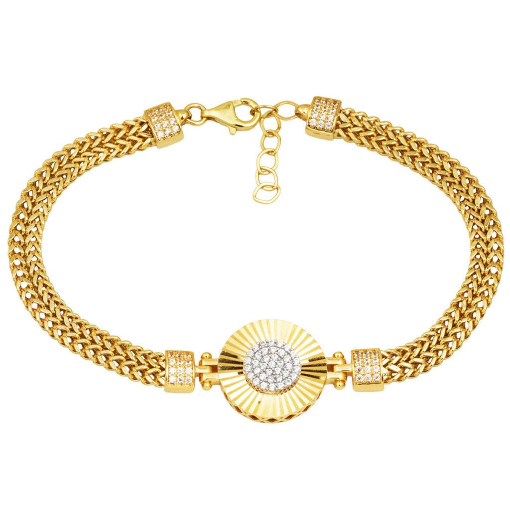 Dolunay Işıltısı 14 Carats Or Bracelet