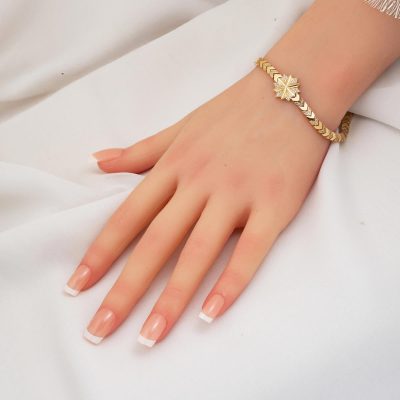 Değirmen 14K Gold Italian Bracelet - 14K - 9g - EZ Gold