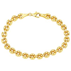 Rolex Tarzı 14 Carats sans Pierre Or Bracelet